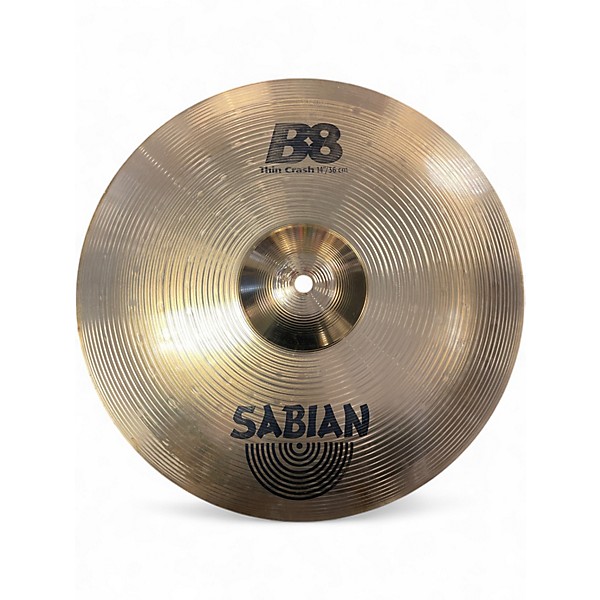 Used SABIAN 14in B8 Thin Crash Cymbal