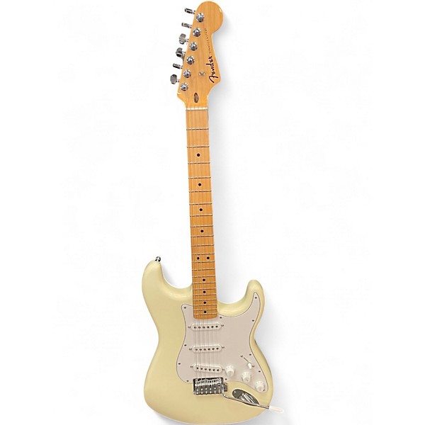 Used Fender Standard Stratocaster White Solid Body Electric Guitar