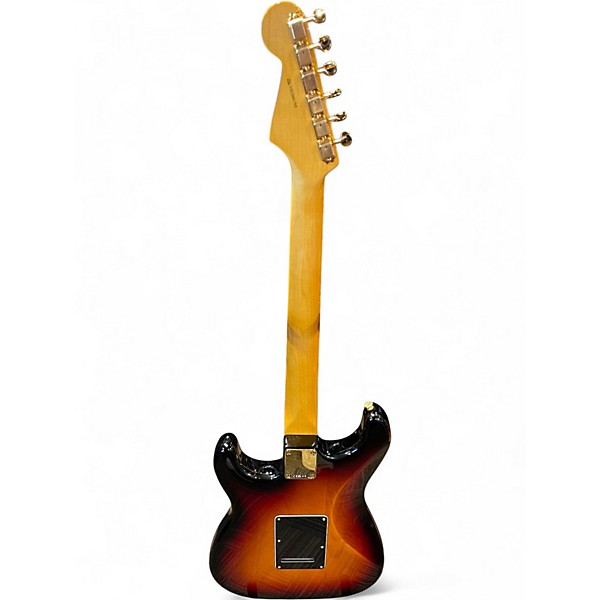 Used Fender Artist Series Stevie Ray Vaughan Stratocaster 3 Color Sunburst Solid Body Electric Guitar