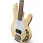 Used Sterling by Music Man Sub 4 Cream Electric Bass Guitar