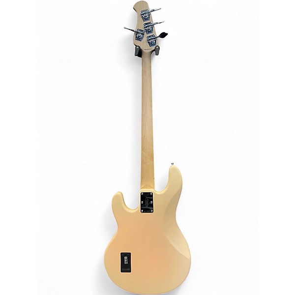 Used Sterling by Music Man Sub 4 Cream Electric Bass Guitar