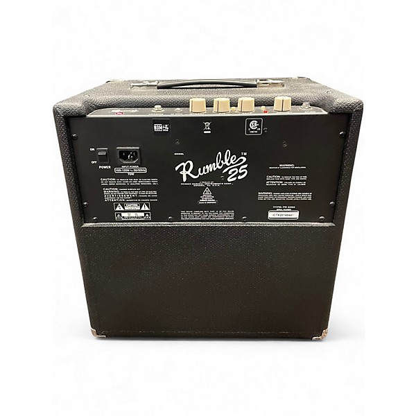 Used Fender Rumble 25 25W 1x8 Bass Combo Amp
