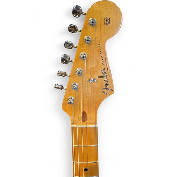 Used Fender 1957 Reissue Stratocaster Gold Solid Body Electric Guitar