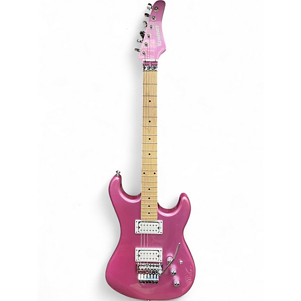 Used Kramer Pacer Classic Pink Solid Body Electric Guitar