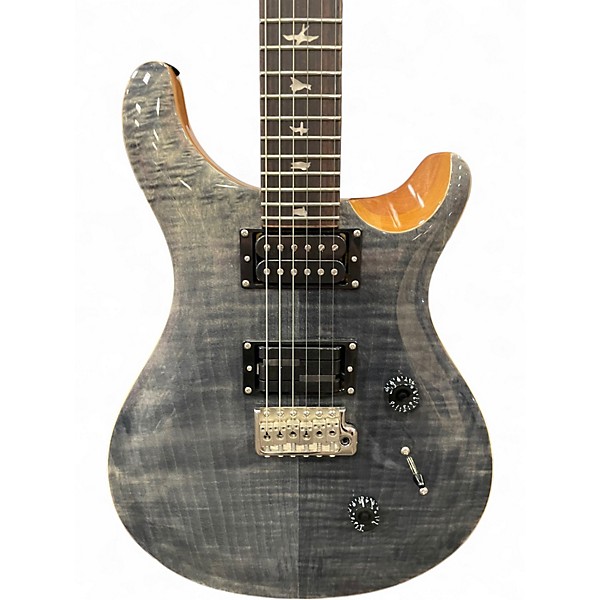 Used PRS SE Custom 24 Gray Solid Body Electric Guitar