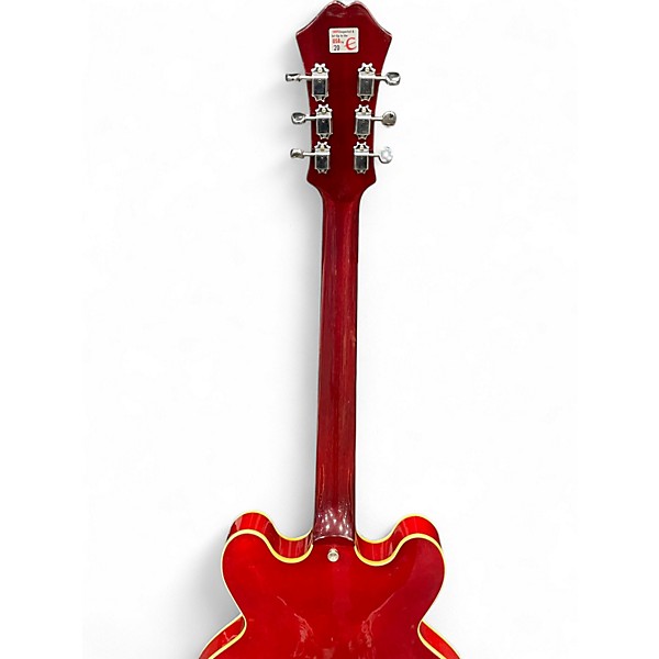 Used 1996 Epiphone riviera Cherry Hollow Body Electric Guitar