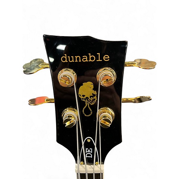 Used Dunable Guitars DE NARWHAL Olympic White Electric Bass Guitar