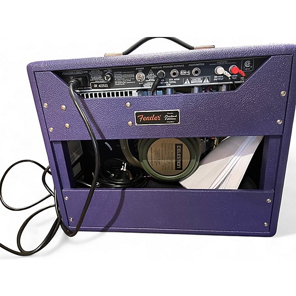 Used Fender LTD '65 Princeton Reverb Greenback / Plum Tube Guitar Combo Amp