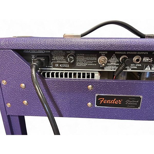 Used Fender LTD '65 Princeton Reverb Greenback / Plum Tube Guitar Combo Amp