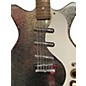Used Danelectro DC3 Silver Sparkle Solid Body Electric Guitar