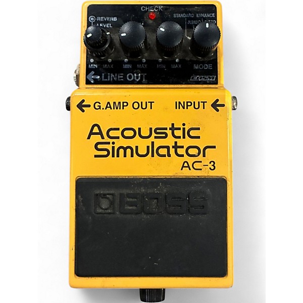 Used BOSS AC3 Acoustic Simulator Effect Pedal