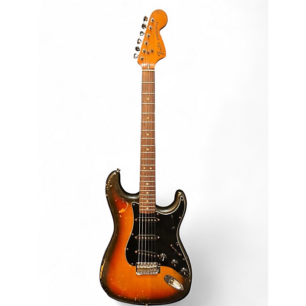 Vintage 1979 Fender Stratocaster Sunburst Solid Body Electric Guitar