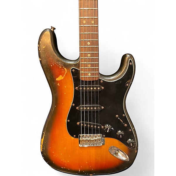 Vintage 1979 Fender Stratocaster Sunburst Solid Body Electric Guitar