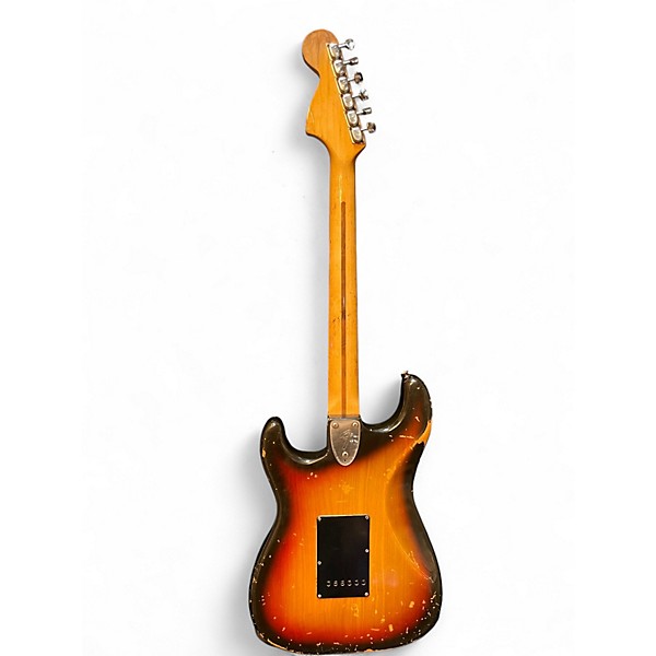 Vintage 1979 Fender Stratocaster Sunburst Solid Body Electric Guitar