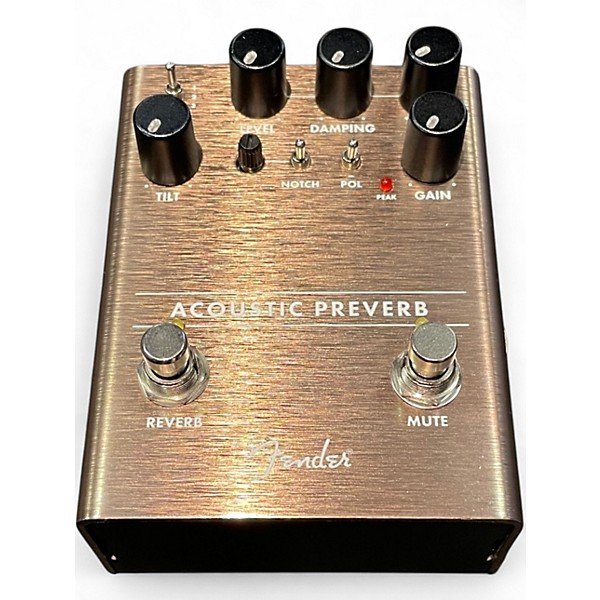 Used Fender acoustic preverb Effect Pedal