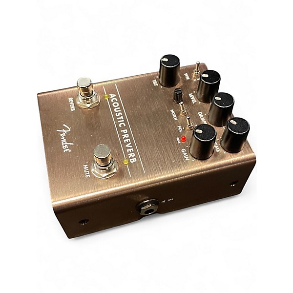 Used Fender acoustic preverb Effect Pedal