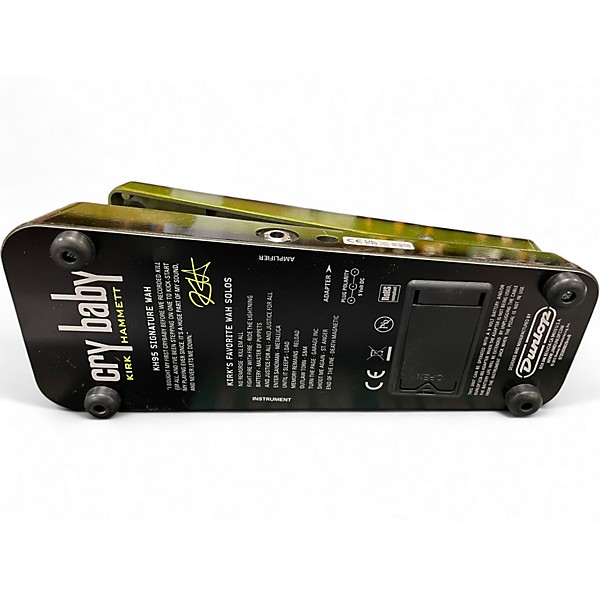 Used Dunlop KH95 Kirk Hammett Signature Cry Baby Wah Effect Pedal