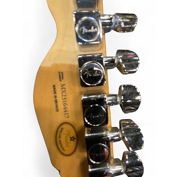 Used Fender Dealer exclusive player telecaster Blue Solid Body Electric Guitar