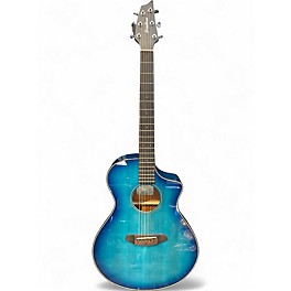 Used Breedlove Discovery S Concert Denim Burst Acoustic Electric Guitar