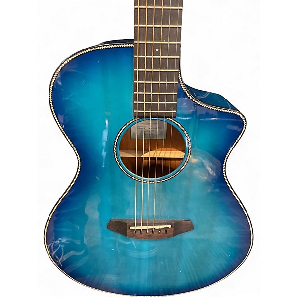 Used Breedlove Discovery S Concert Denim Burst Acoustic Electric Guitar