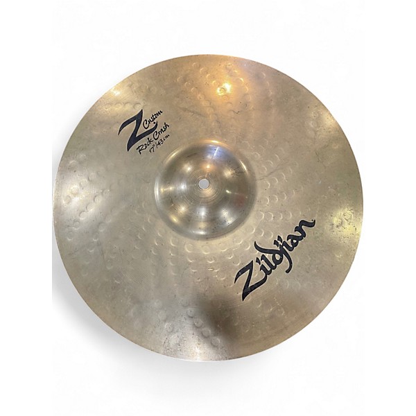Used Zildjian 17in Z Custom Rock Crash Cymbal