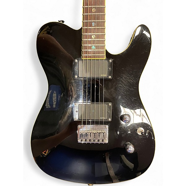 Used Fender FSR Custom Telecaster HH BLACK Solid Body Electric Guitar