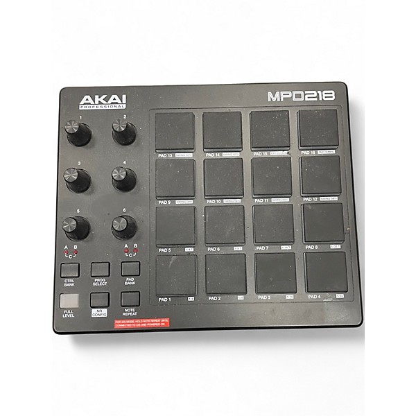 Used Akai Professional MPD218 MIDI Controller
