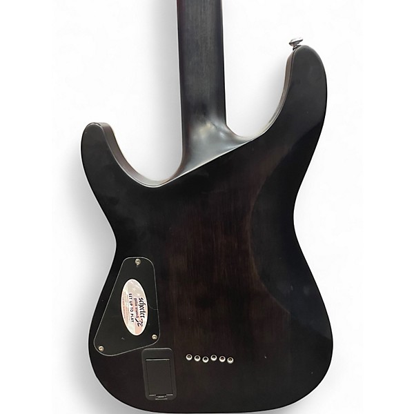 Used Schecter Guitar Research C1 Platinum Black Solid Body Electric Guitar
