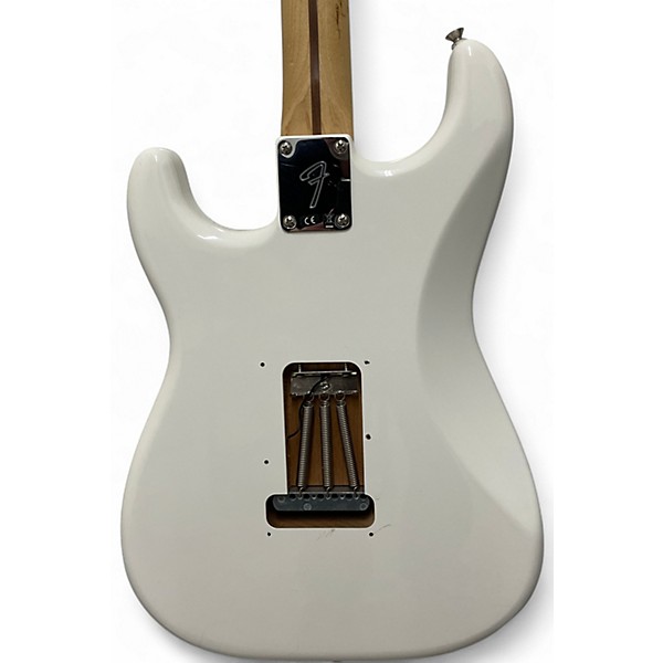 Used Fender Player Stratocaster Olympic White Solid Body Electric Guitar