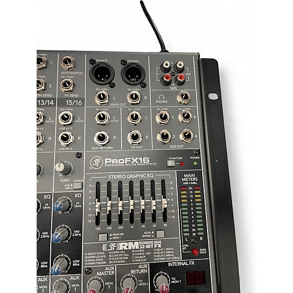 Used Mackie PROFX16 Unpowered Mixer