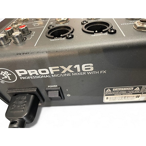 Used Mackie PROFX16 Unpowered Mixer