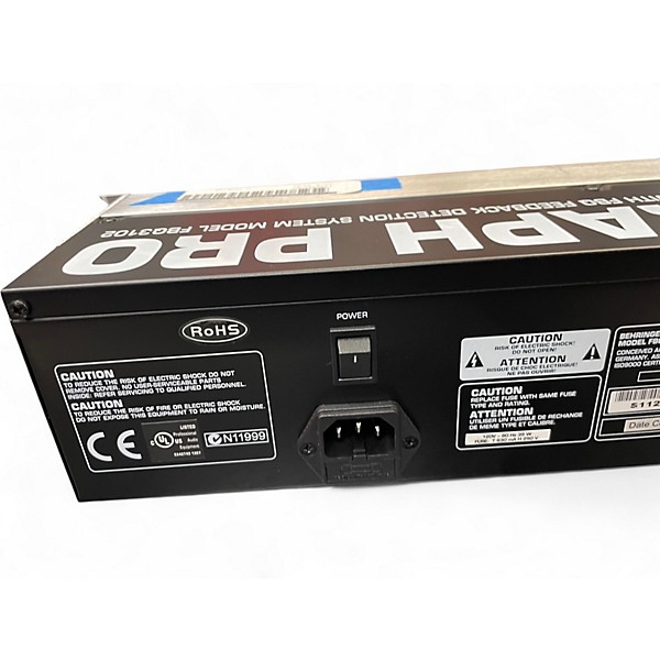Used Behringer DEQ1024 Ultragraph Equalizer