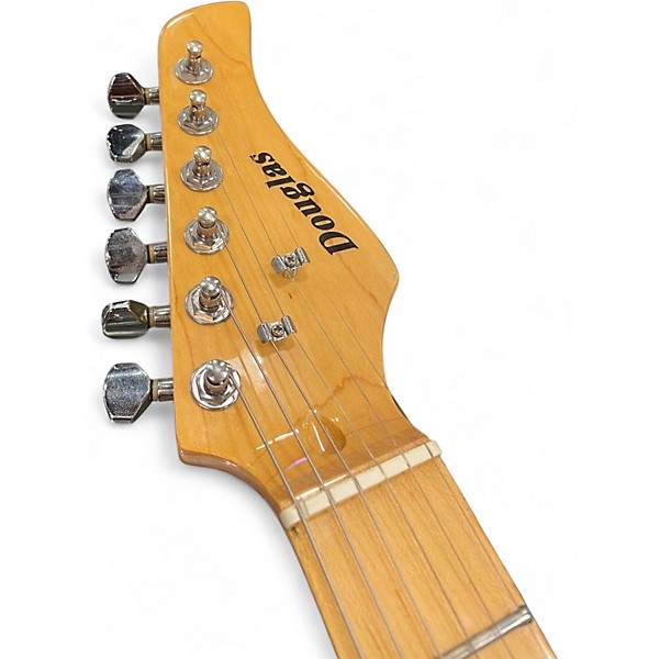 Used Douglas THINLINE HH TELE Natural Hollow Body Electric Guitar
