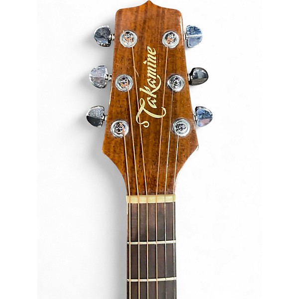 Used Takamine EF360C Natural Acoustic Electric Guitar