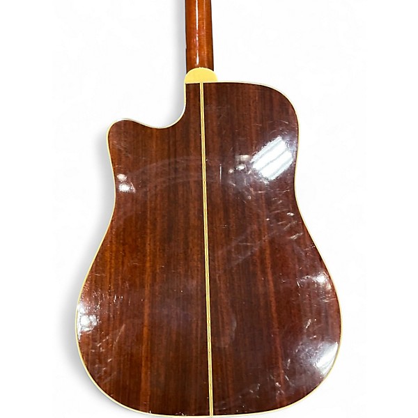 Used Takamine EF360C Natural Acoustic Electric Guitar