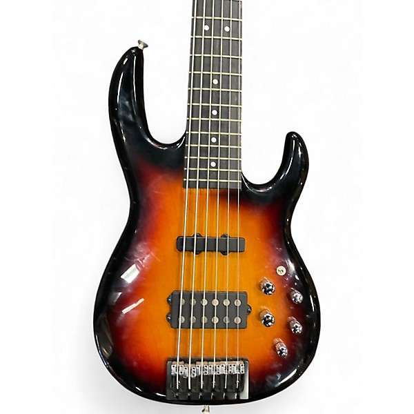 Used Carvin LB-76 2 Color Sunburst Electric Bass Guitar