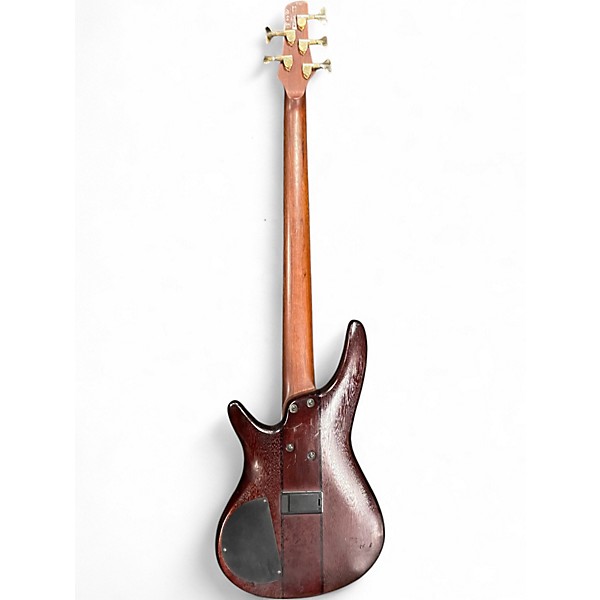 Used Ibanez SR805 5 String 2 Color Sunburst Electric Bass Guitar