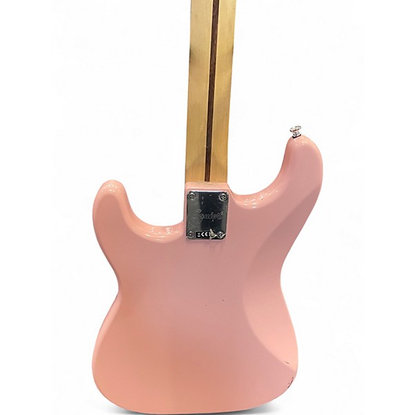 Used Squier Stratocaster II Pink Solid Body Electric Guitar