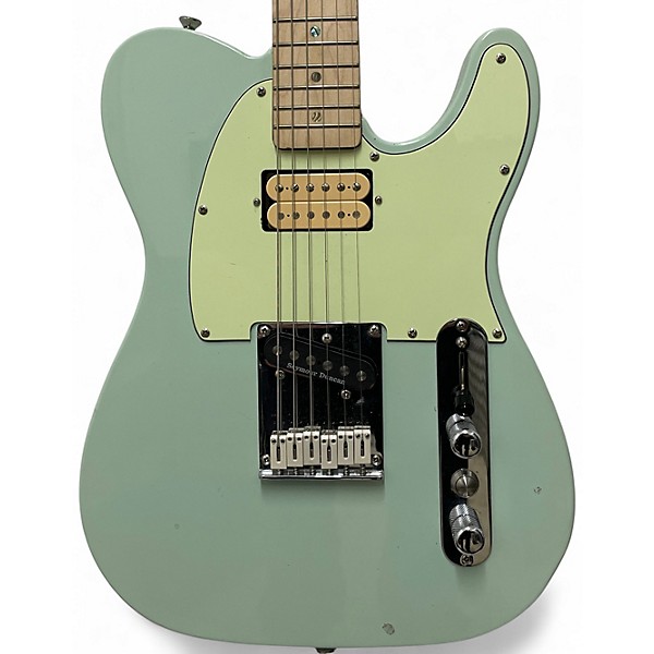 Used Squier Telecaster Custom II Lake Placid Blue Solid Body Electric Guitar