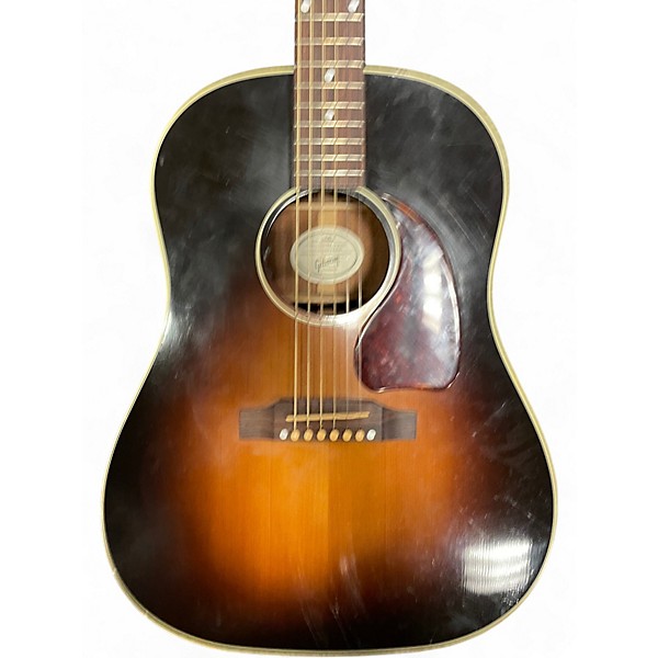 Used Gibson J45 Standard 2 Tone Sunburst Acoustic Electric Guitar