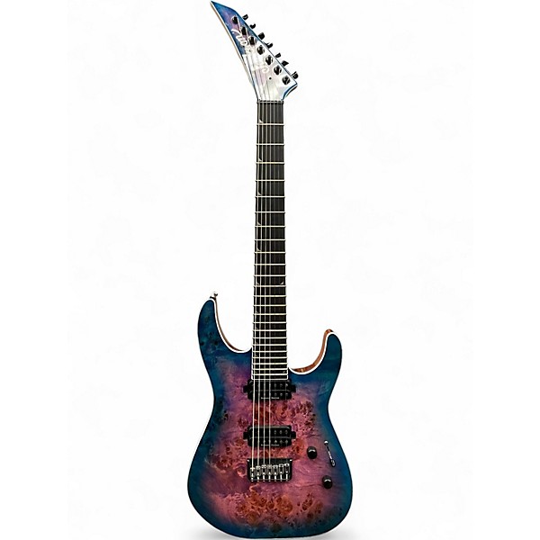 Used 2019 Jackson Pro Series Soloist SL7P HT MAH Northern Lights Solid Body Electric Guitar