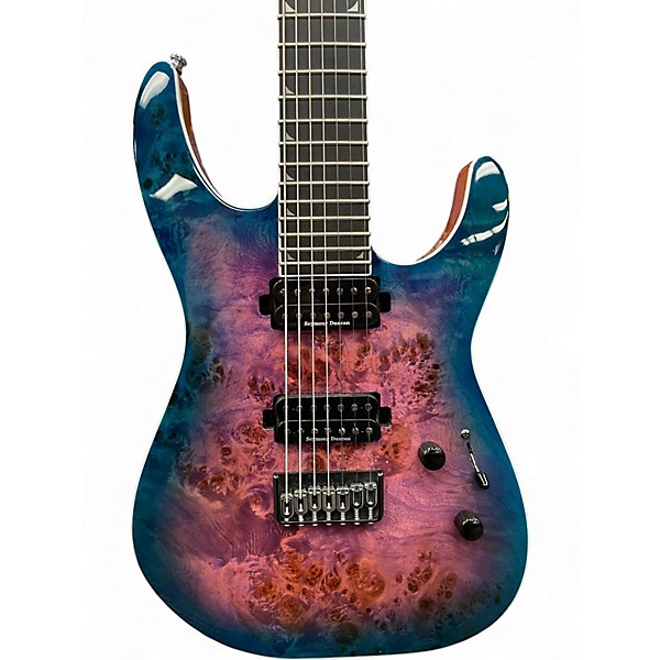 Used 2019 Jackson Pro Series Soloist SL7P HT MAH Northern Lights Solid Body Electric Guitar