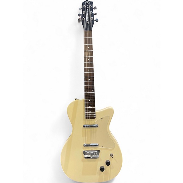 Used Danelectro 56 U2 Pro Antique White Hollow Body Electric Guitar