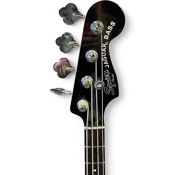 Used Squier Vintage Modified Jaguar Bass Special Candy Apple Red Electric Bass Guitar