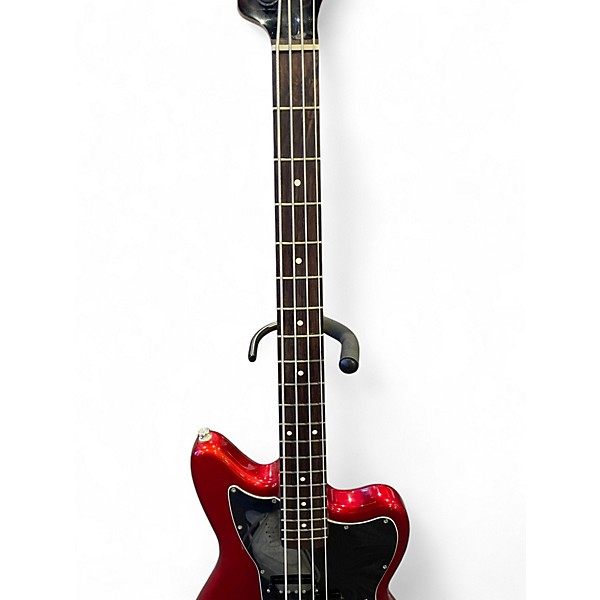 Used Squier Vintage Modified Jaguar Bass Special Candy Apple Red Electric Bass Guitar