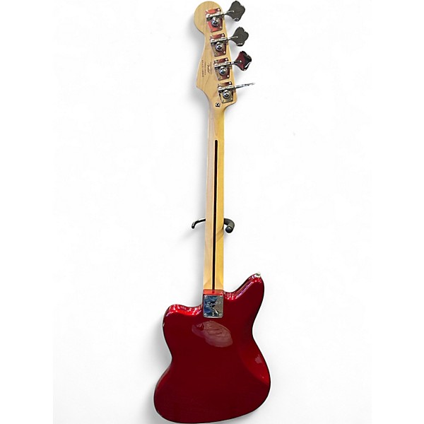 Used Squier Vintage Modified Jaguar Bass Special Candy Apple Red Electric Bass Guitar