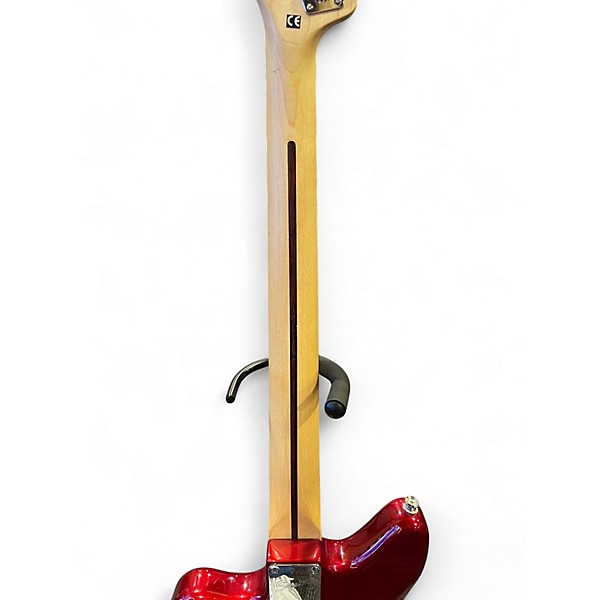 Used Squier Vintage Modified Jaguar Bass Special Candy Apple Red Electric Bass Guitar
