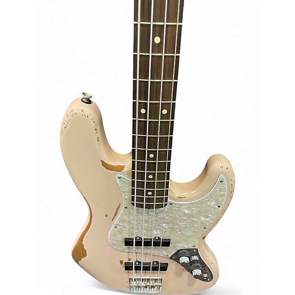 Used Fender Flea Signature Jazz Bass Shell Pink Electric Bass Guitar