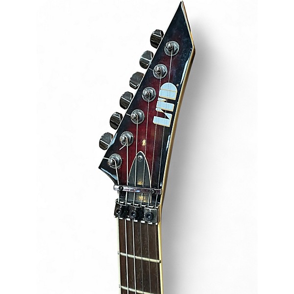 Used ESP LTD MH-330FMFR Crimson Burst Solid Body Electric Guitar