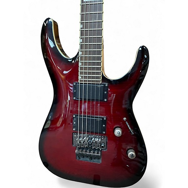 Used ESP LTD MH-330FMFR Crimson Burst Solid Body Electric Guitar